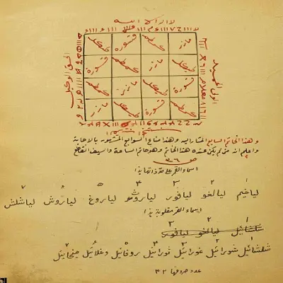 مخطوط مجموع في العلوم الروحانية الغريبه