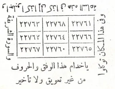 حرز ايضا لسعة الرزق