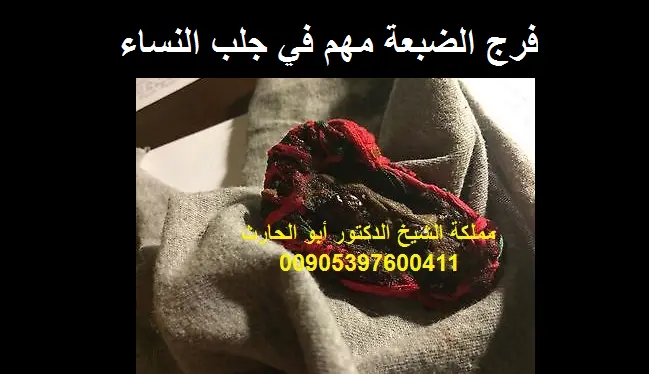 فرج الضبعة لجلب النساء