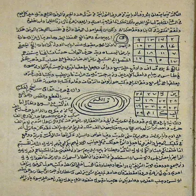 صور مخطوط خواص الاسماء والحروف والايات القرآنية