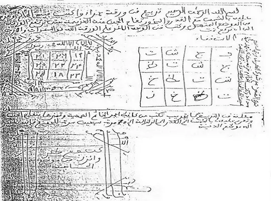 حسين المغربى السوسى مخطوط